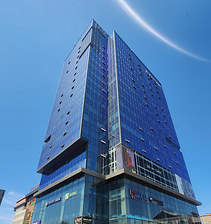 개발 거점이 있는 MN Tower 외관